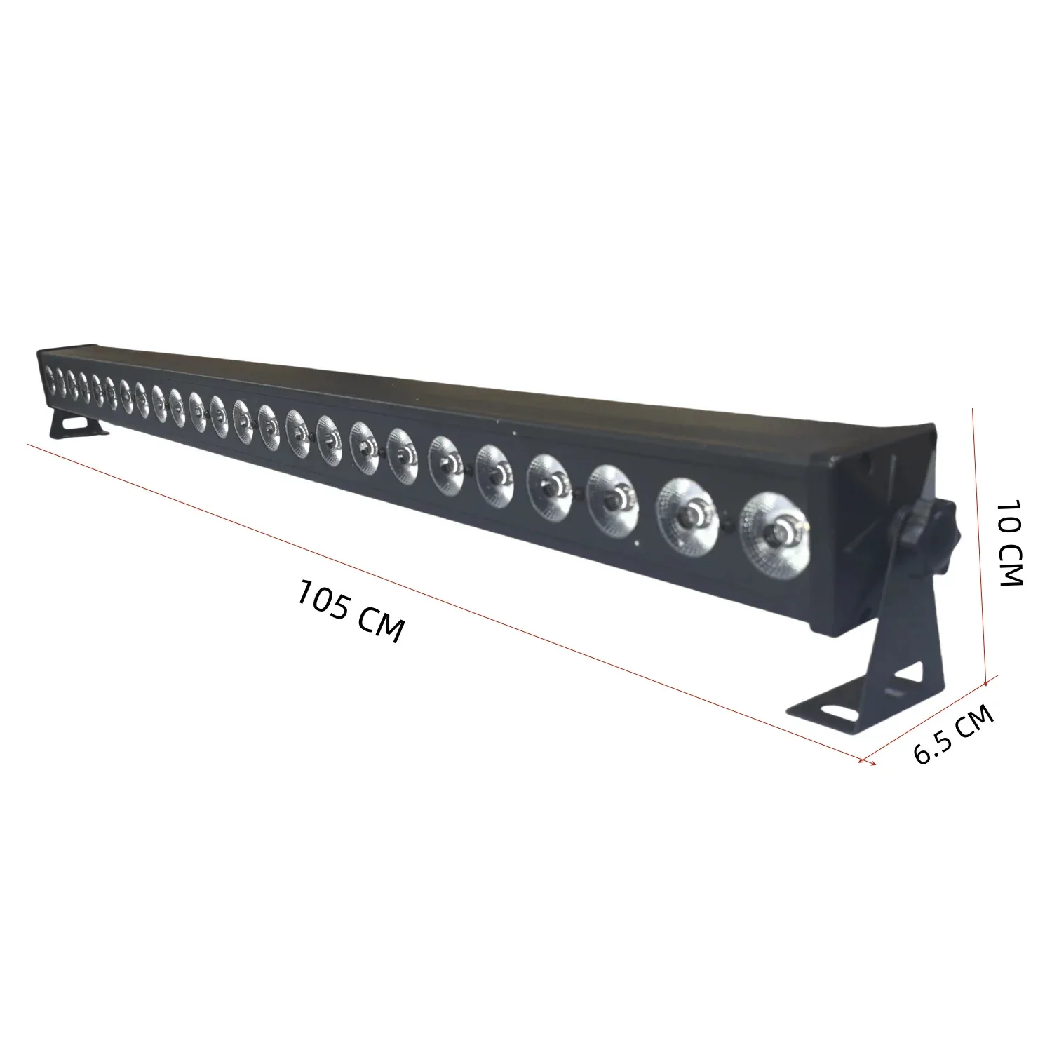 Sunart 24*6W Pixel 6 in1 RGBWAU LED Bar For DJ Disco Parties Night Clubs DMX Matrix Wall Wash Stage Effect Light