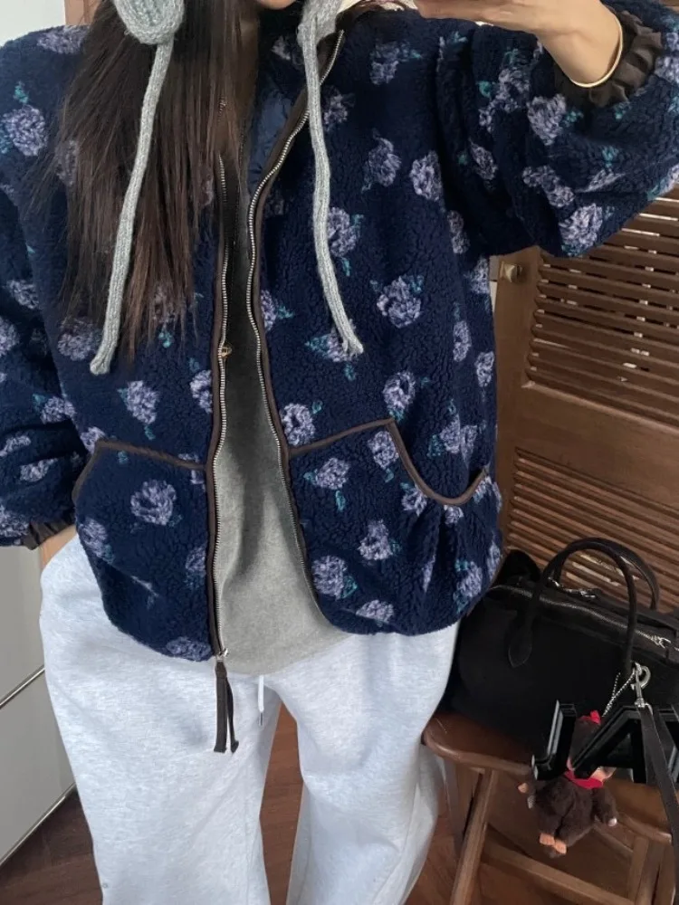 Cappotto lungo in pelle di eepskin Jaet lungo in cotone da donna foderato ricamato retrò Caldo inverno Nuovo Sle Leisure Faionable