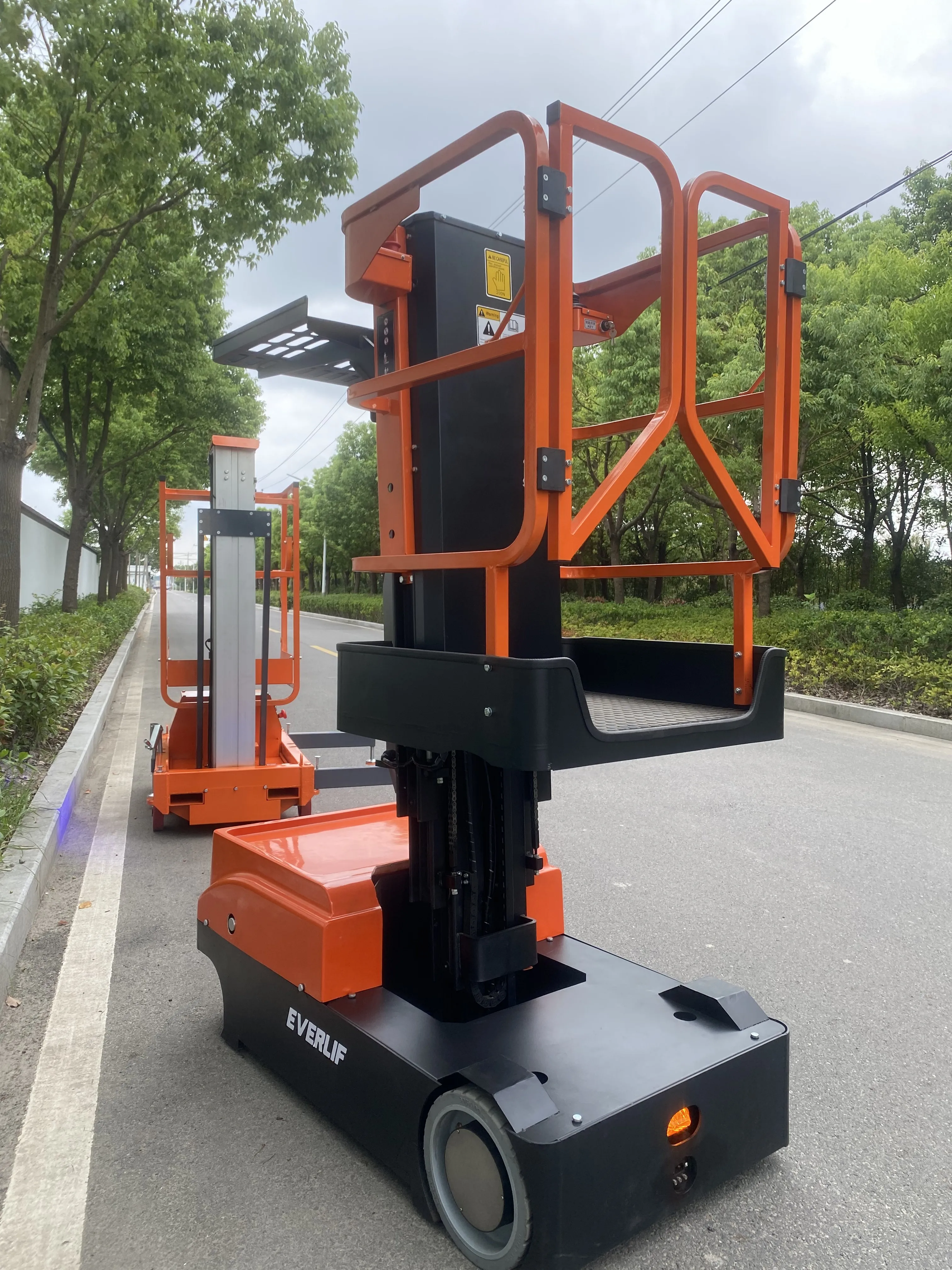 Everlift ใหม่ส่งเสริมการขายแบตเตอรี่ไฟฟ้า Arial Stock Picker ELJX0 Lift Platform ทั้ง-ELECTROMOTION AERIAL ORDER PICKER