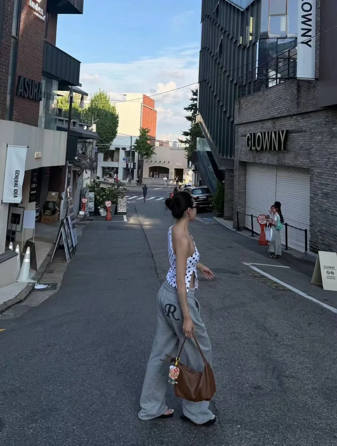 

Rocake Casual Sports Pants Women's All-Match Loose Fit High Waist Straight Leg Cotton Trousers Faionable Casual Wear