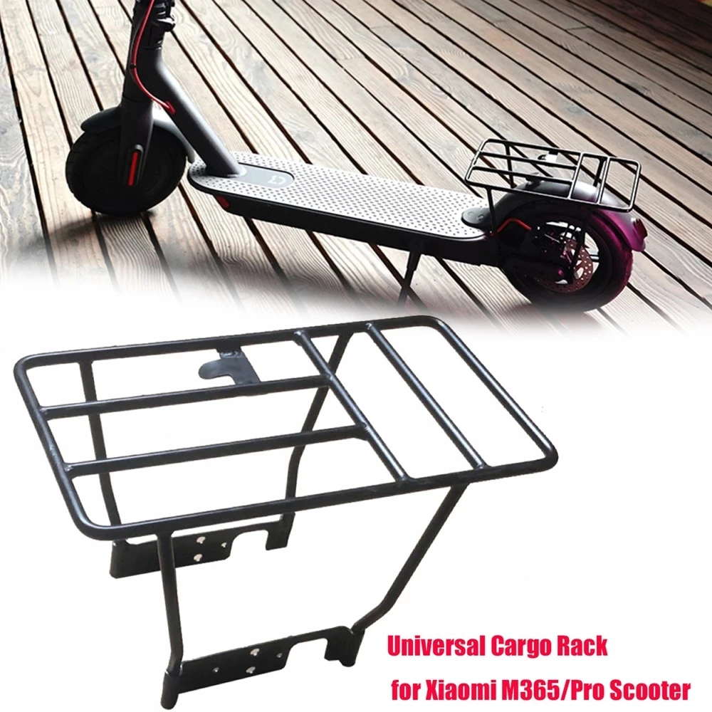 DIY Durable Scooter Accessories Cycling Electric Bicycle Quick Release Rear Rack Scooter Carrier Back Shelf Cargo Rack