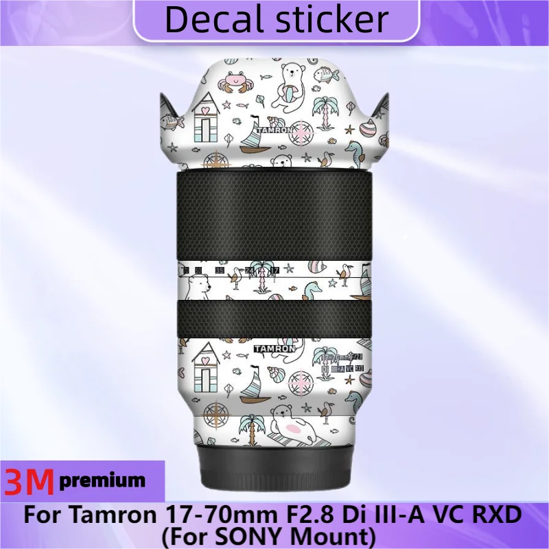 For Tamron 17-70mm F2.8 Di III-A VC RXD(for SONY Mount) Lens Sticker Protective Skin Decal Film Anti-Scratch Protector Coat B070