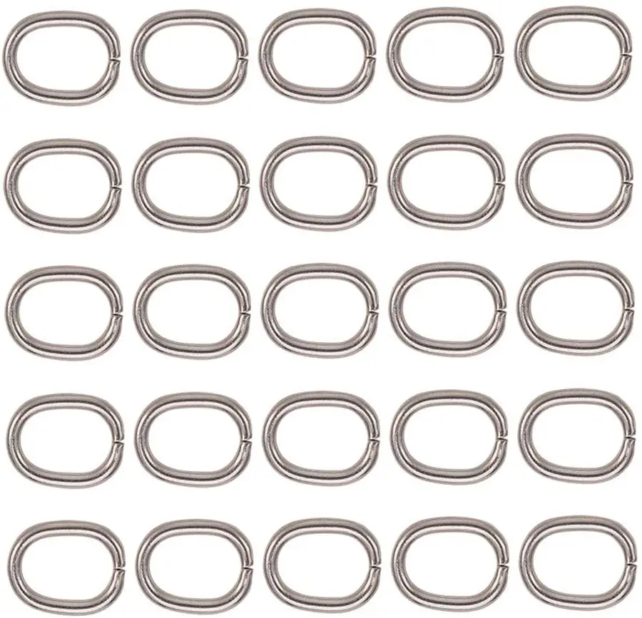 

PH 1 сумка, около 40 шт., нержавеющая сталь 304, закрытие, но непаянные овальные переходные кольца, провод 13 калибра