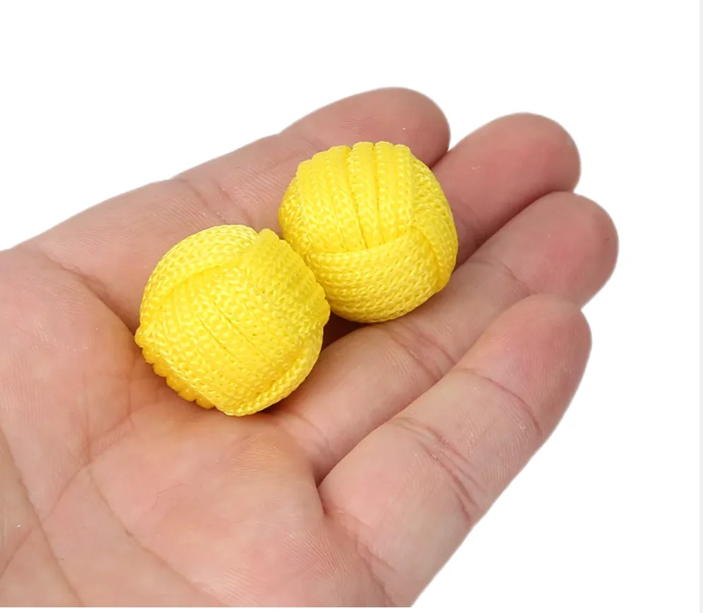 2Pc Monkey Fist Chop Cup rope Balls Chop  accessories Magic Tricks Close Up Illusions Gimmicks Props Mentalism Magia Accessories