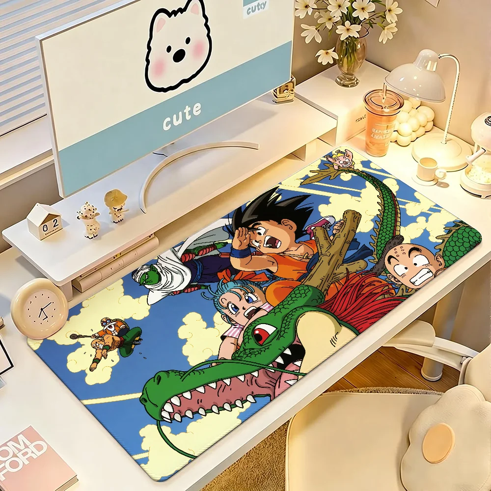 Anime D-Dragon S B-Ball Mouse Pad Large Non-Slip Waterproof Mat Stitched Edge Keyboard Pad for Gaming Daily Office