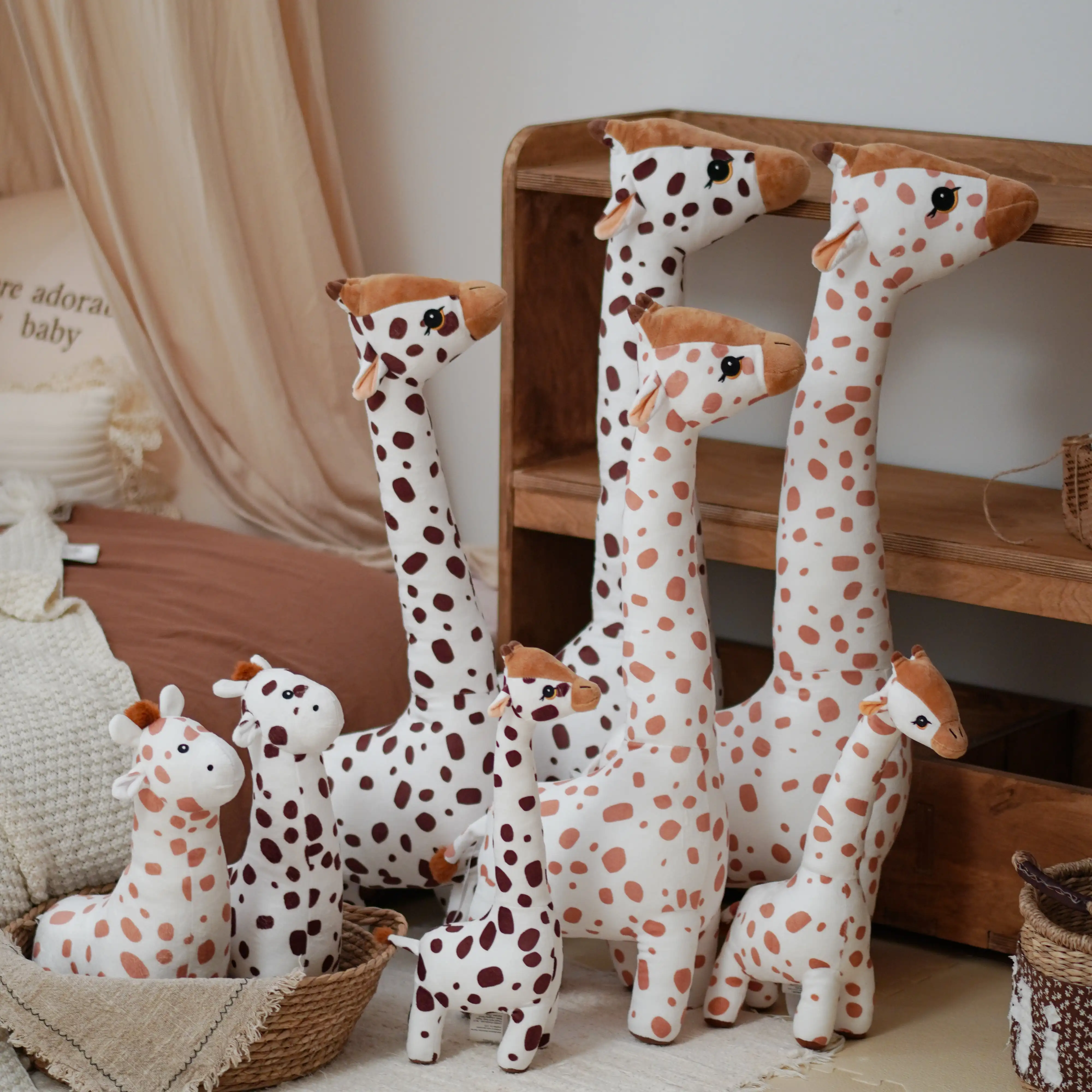 

Plush toys large size 40-85cm simulation giraffe soft plush toys soft plush dolls filled with sleeping cuddling plush toys