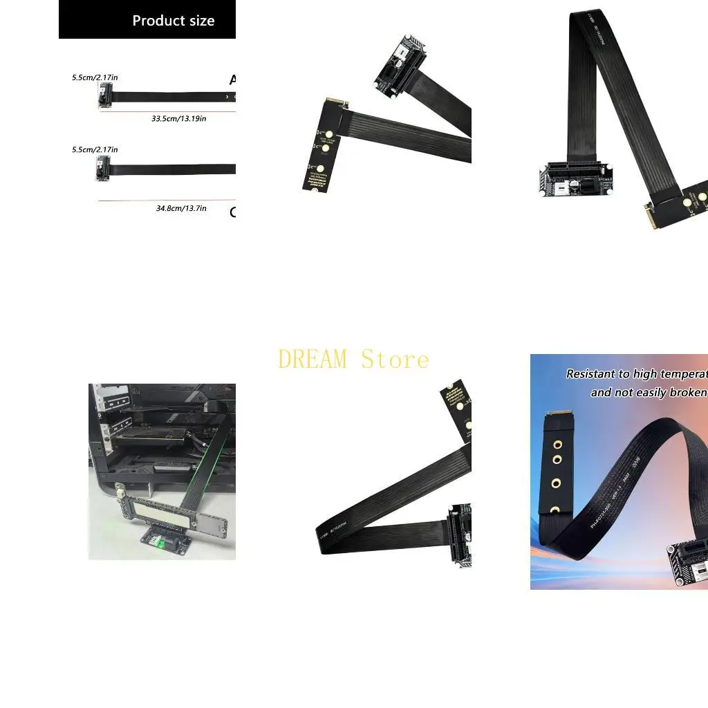 M.2 To PCIe4.0 4X Risers Card Enables External Graphics Card For Better Cooling Best Sale
