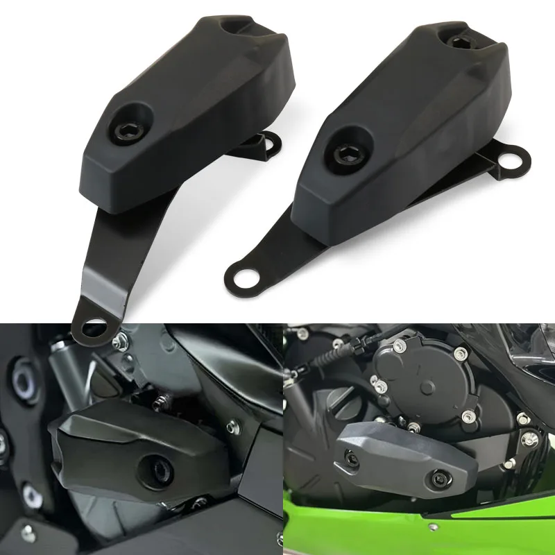 

Motorcycle Engine Protection Side Sliders Crash Pad Falling Protector Fit For ZX-6R ZX6R ZX 6R 2019 2020 2021 2022 2023 2024