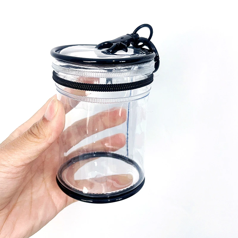 Dustproof Waterproof Toy Storage Pouch Thickened Transparent PVC Doll Mini Storage Bag Clear Wallet High Quality Bag Pendant