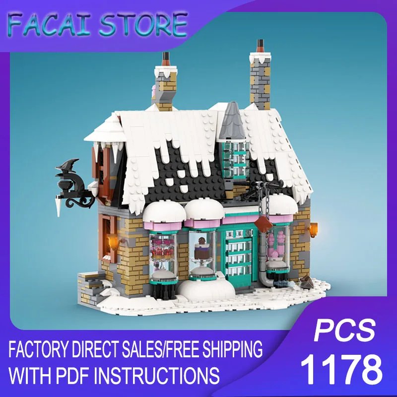

Modular City Building Model Moc Building Bricks Modular HoneyDukes Model Technology Blocks Christmas DIY Toy Construction Gifts