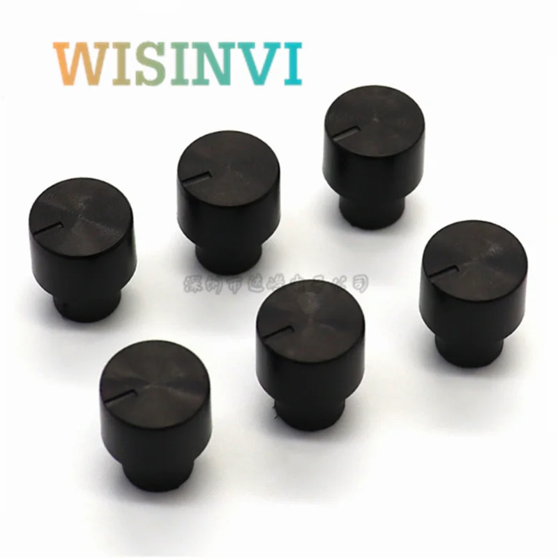 플라스틱 긴 손잡이 플라워 샤프트 손잡이 직경 12mm 높이 14.5mm 전위차계 손잡이, 기어 모양 내부 구멍 6mm, 12*14.5mm, 10 개