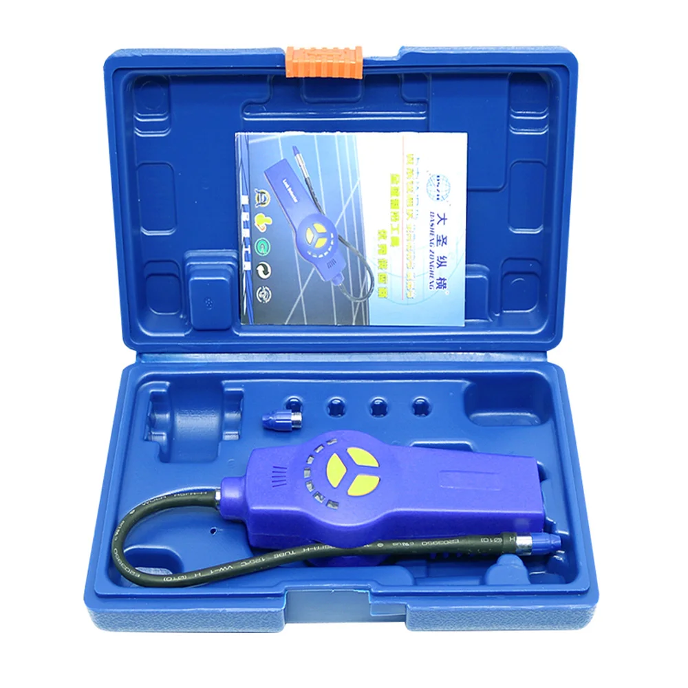 DSA-200 Detector de fugas de refrigerante para aire acondicionado, instrumento de detección de fugas de nieve y freón