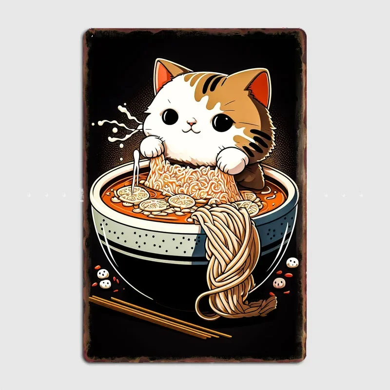 Cat Ramen Japan Jigsaw Puzzle Wall Art Decor-Scenic Series-Artistic Landscape Drawing Board for Home Decoration