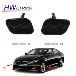 HWATPS High Quality Front Headlight Washer Gun Nozzle Cover For Hyundai Kia Optima K5 2014-2015 98680-2T550 LH 98690-2T550 RH