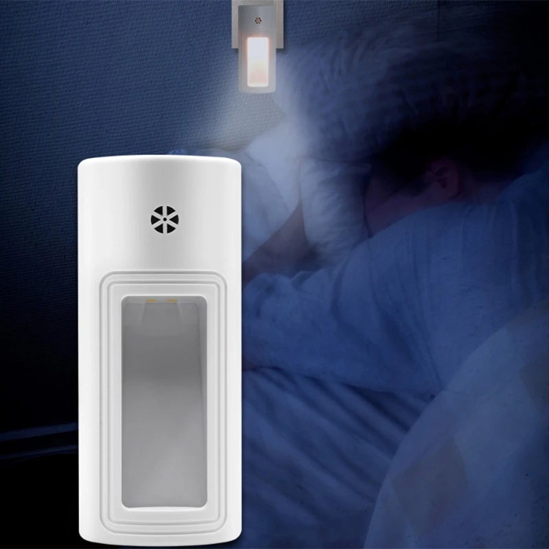 TKOH-2 pezzi luce notturna a LED semplice controllo della luce del corridoio luce notturna lampada da comodino per allattamento plug-in a risparmio energetico spina americana