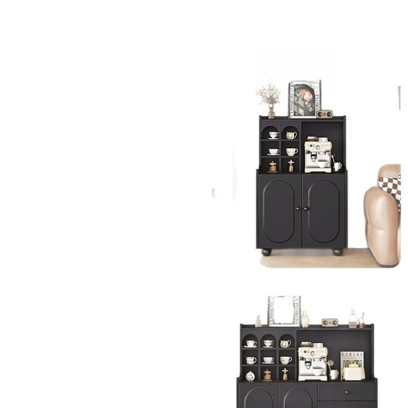 

Solid wood dining side cabinet tea small locker living room cabinet wall locker household