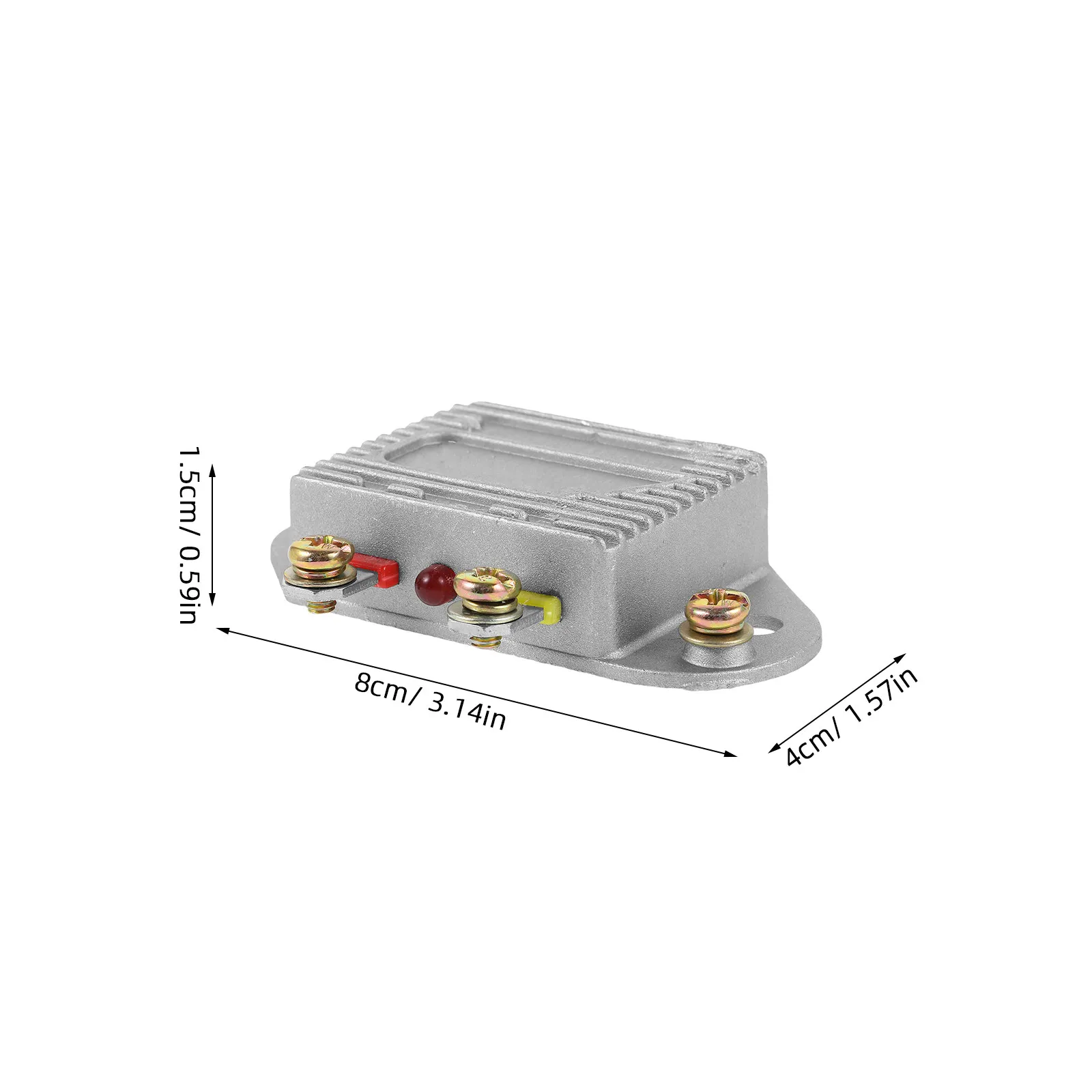 2Pcs Automobile Voltage Regulator High Power Stable Output Generator Voltage Stabilizer Controller Precision Rectifier Regulator