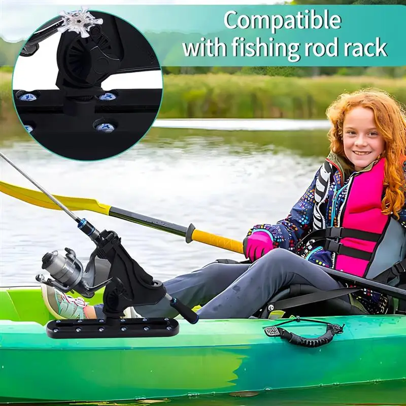 

Kayak Rails, Kayak Gear Rail Mounting Accessories, Suitable For Fishing Rod Holders, Paddle Holders, Cup Holders