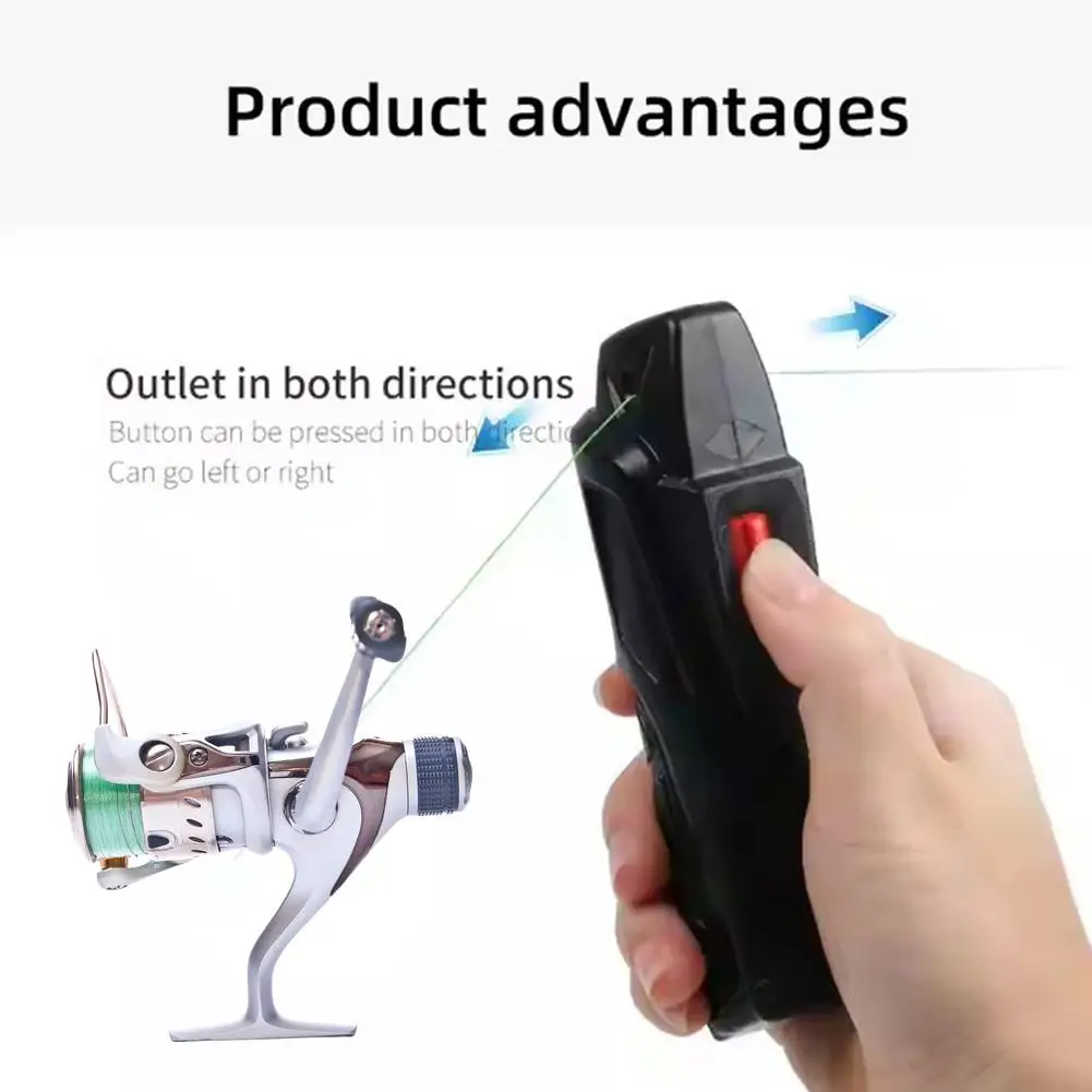 

Electric Fishing Line Remover Strip Off Fishing Reel Automatic Old Unload Tackle Stripper Remove Line Machine Finishing P7E6