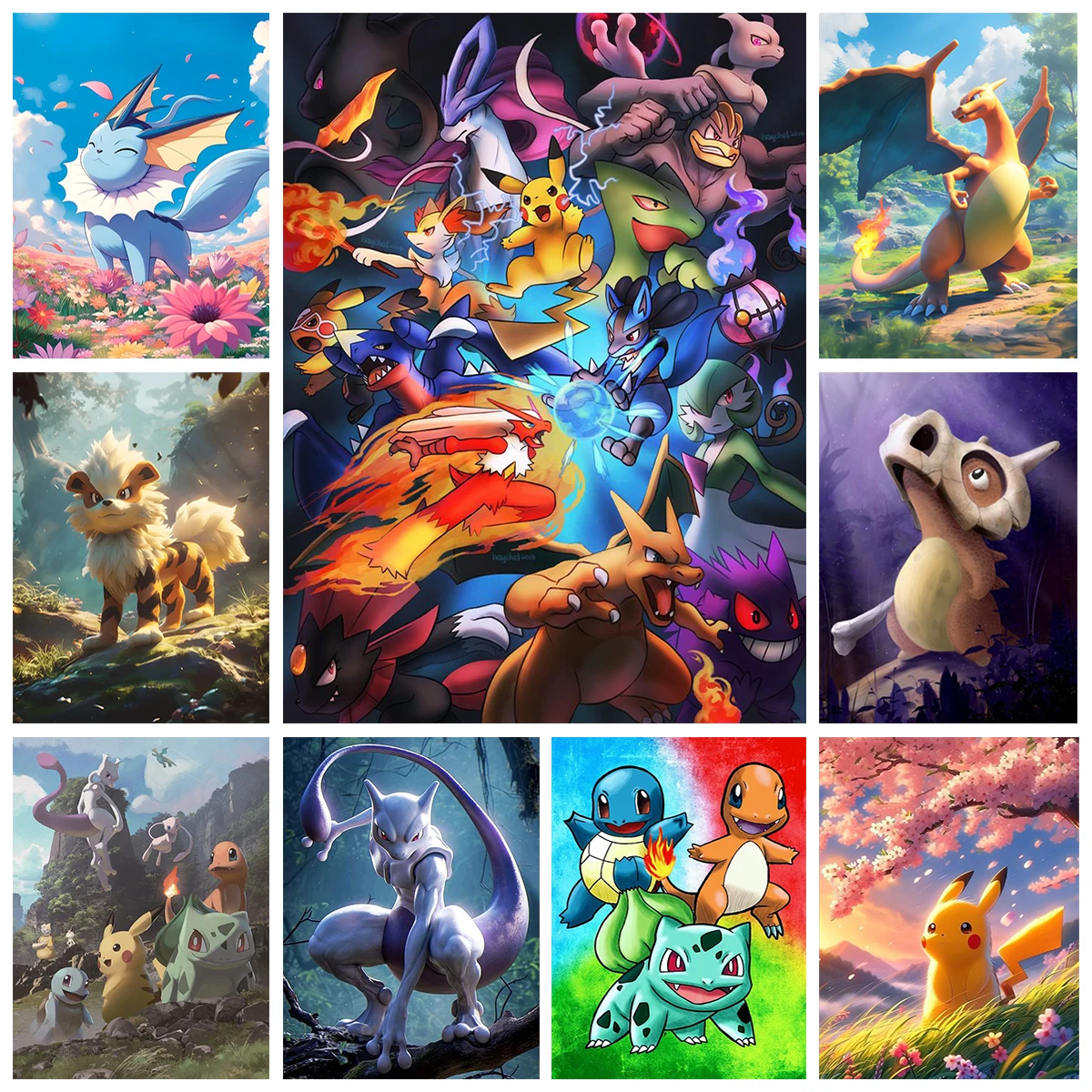Neue Pokemon DIY Diamant Malerei Gengar Diamant Stickerei Kunst Mosaik Ölgemälde Home Room Decor Kinder Hand Geschenk