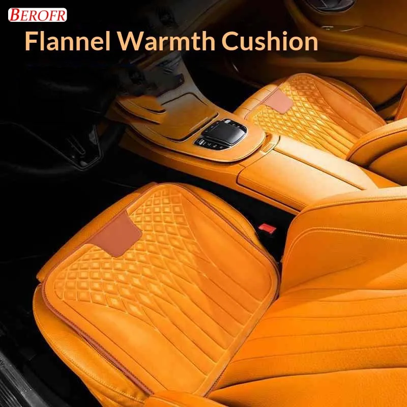 For GAC Haobo HT HL GT Flannel Car Seat Cushion, Non-Slip All-Season Auto Cushion Pad