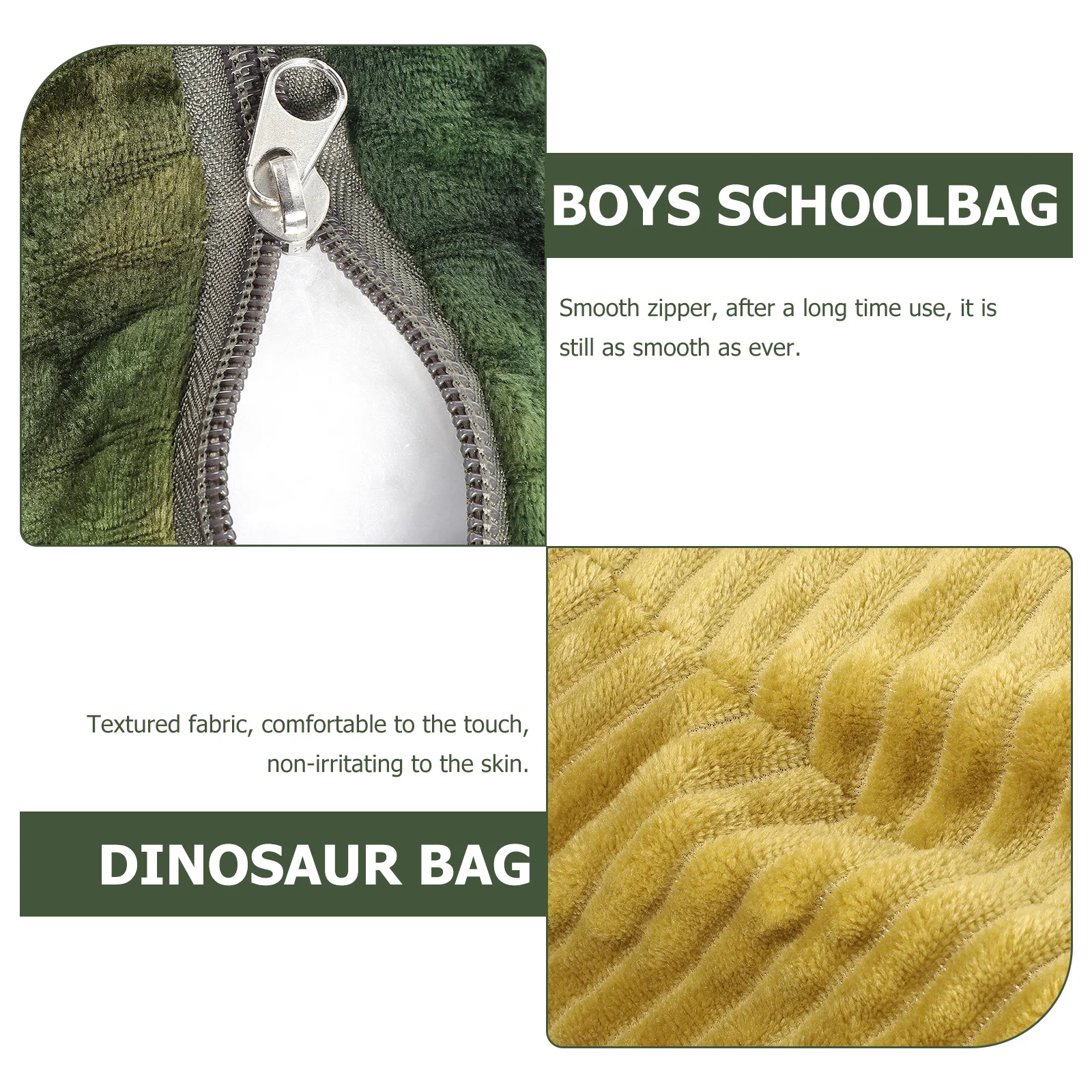 

1Pcs Simulation Dinosaur Backpack for Kids Adjustable Comfortable Schoolbag Storage Pouch for Daycare Preschool Travel Hiking