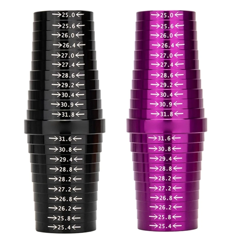

25 To 31.8mm Cycle Seatpost Measurement Gauges Sizing Aluminium Alloys Accessory