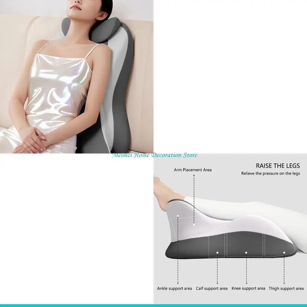 H7BF Multiple Functional Segment Support Pillow Ergonomic Soft handling Adults