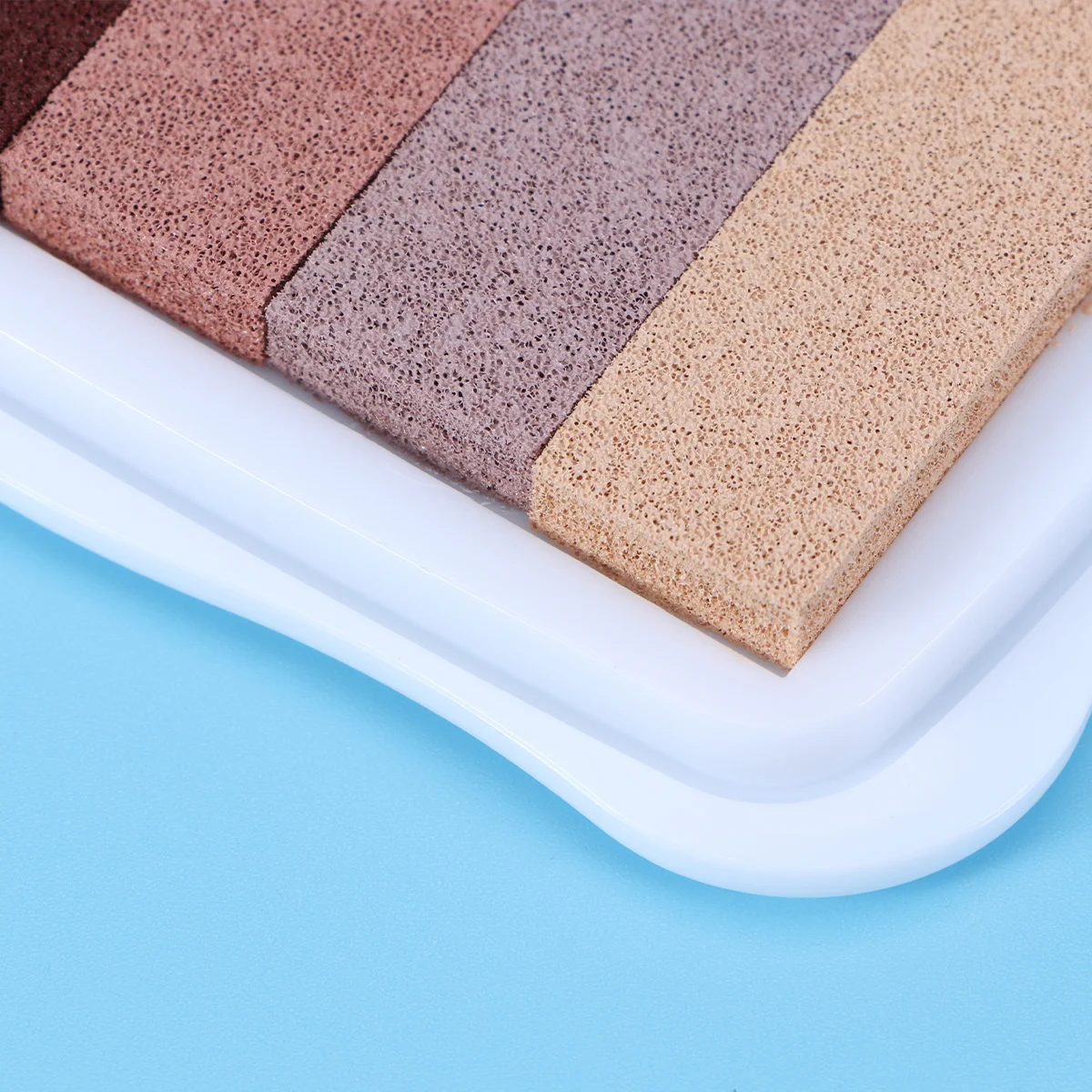 Gradient Ink Pad 5 Colors Water-Based Fast Drying Craft Stamp For Kids Scrapbooking Diy Art Projects Brown