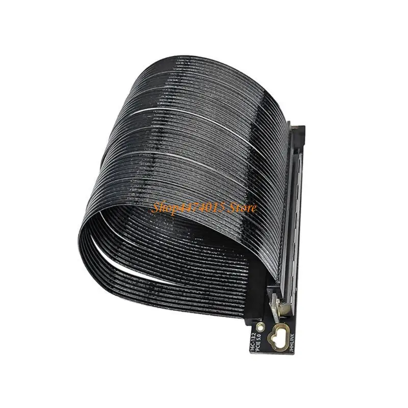 

K1AA Flexible PCIE 5.0 X16 Extension Cord 270° Reverse Fast Bidirectional Bandwidth