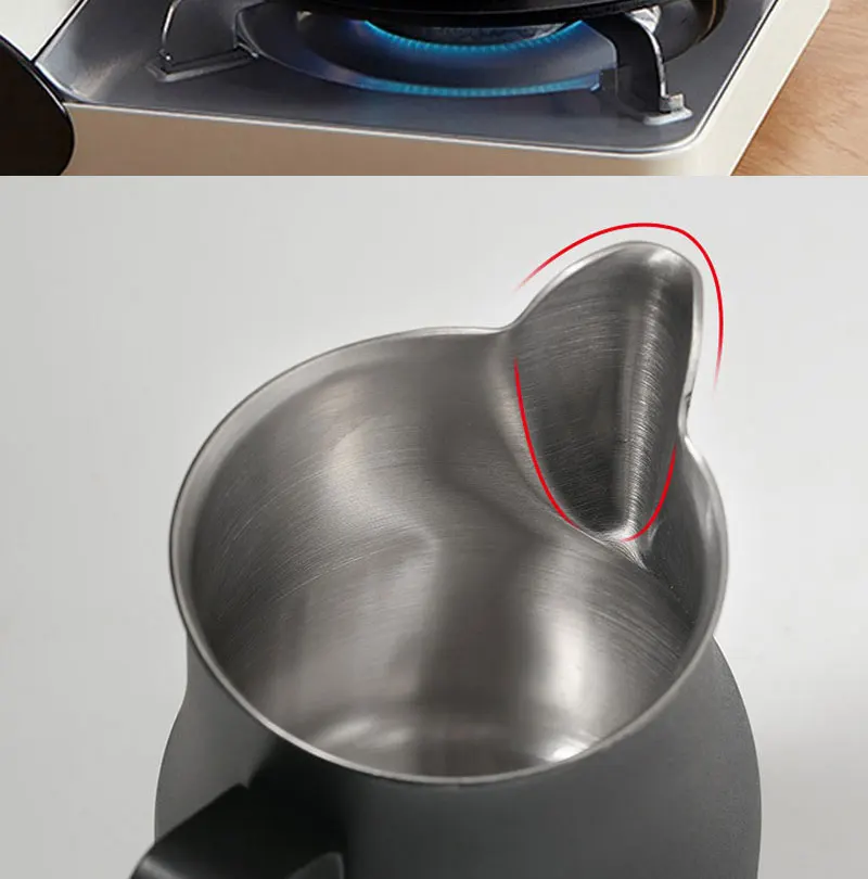 Waage aus Edelstahl 304, Mund, Latte, Dampf, Kaffee, Milch, Blase, Topf, Schlagzylinder, Kran, Farbprozess, Küche, Café, Zubehör – Detail 9