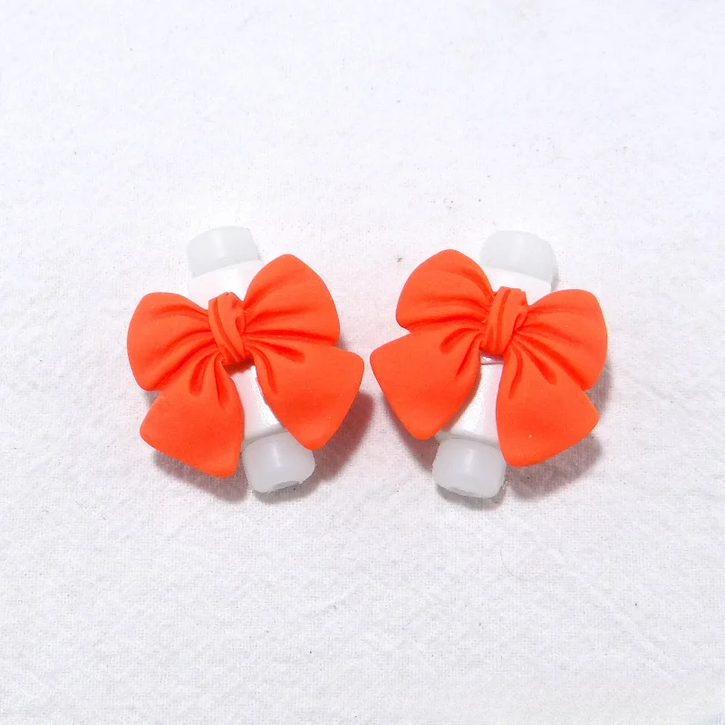 2 Teile/satz Nette 3D Bogen Kabel Schutz für iPhone XS 13 12 Pro Max XR 6 6S 7 8 plus Kawaii Daten Ladegerät Kabel Clip – Detail 5