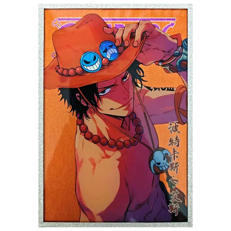 Anime ONE PIECE Rare SSP A6 Size Collectible Cards Robin Nami Reiju Ace Hancock Luffy Shanks Zoro Toys for boys Birthday Present