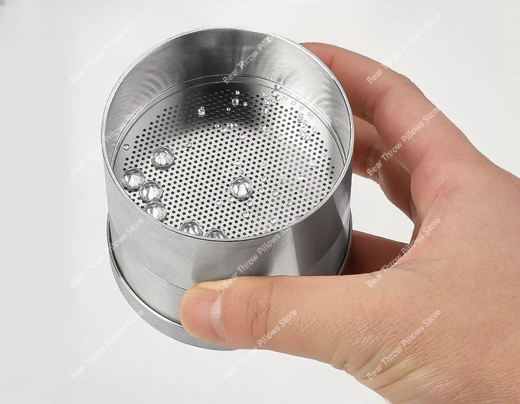 

Diamond sieve, gemstone stainless steel precision pearl, bare diamond measurement size, filter screen