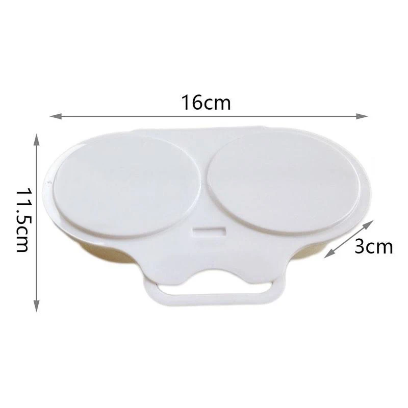 1 Pc Kitchen Microwave Oven Round Shape PP Egg Steamer Cooking Mold Egg Poacher Fried Egg Tool Kitchen Gadgets