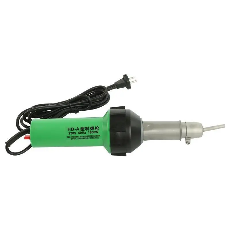 1600W plastic welding torch PVC/PP plastic floor leather tool, high power welding hot air construction welding machine