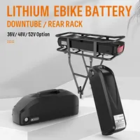 2024 New Version Downtube Lithium Battery 36V 48V 52V Li-ion Battery Kit 13Ah 17.5Ah 19.2 -20Ah Battery For BAFANG Mid Motor Kit