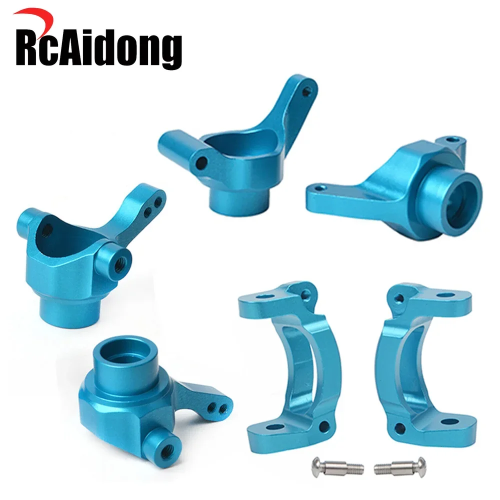 RcAidong Aluminum Front Rear Upright Arms C-Hub Kit for Tamiya TT02B DF02 1/10 RC Off Road Car Chassis Upgrade