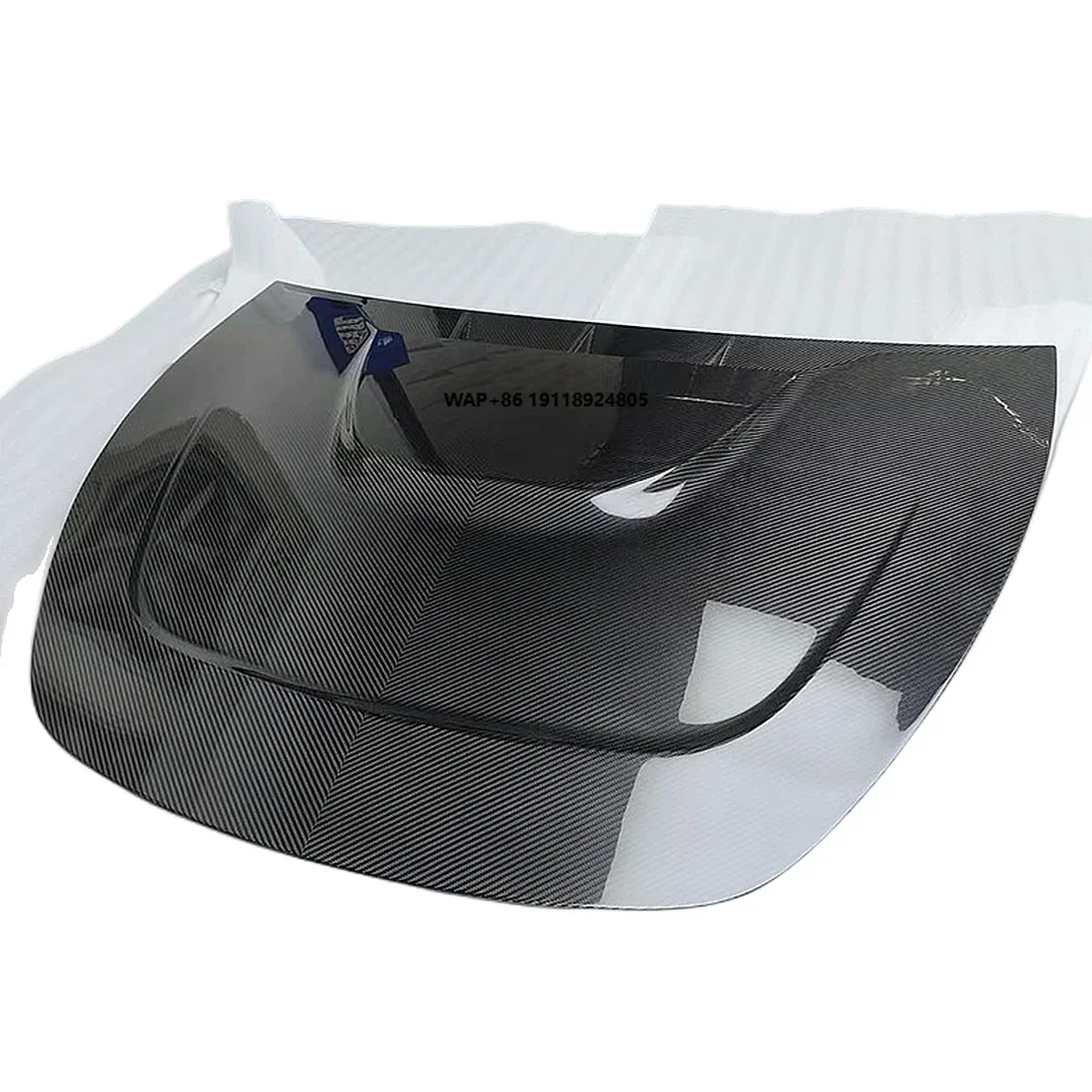 Dry Carbon Fiber Material Car Front Engine Hood FRP Prime Body Kits Bumper Protect Guard for  Model Y