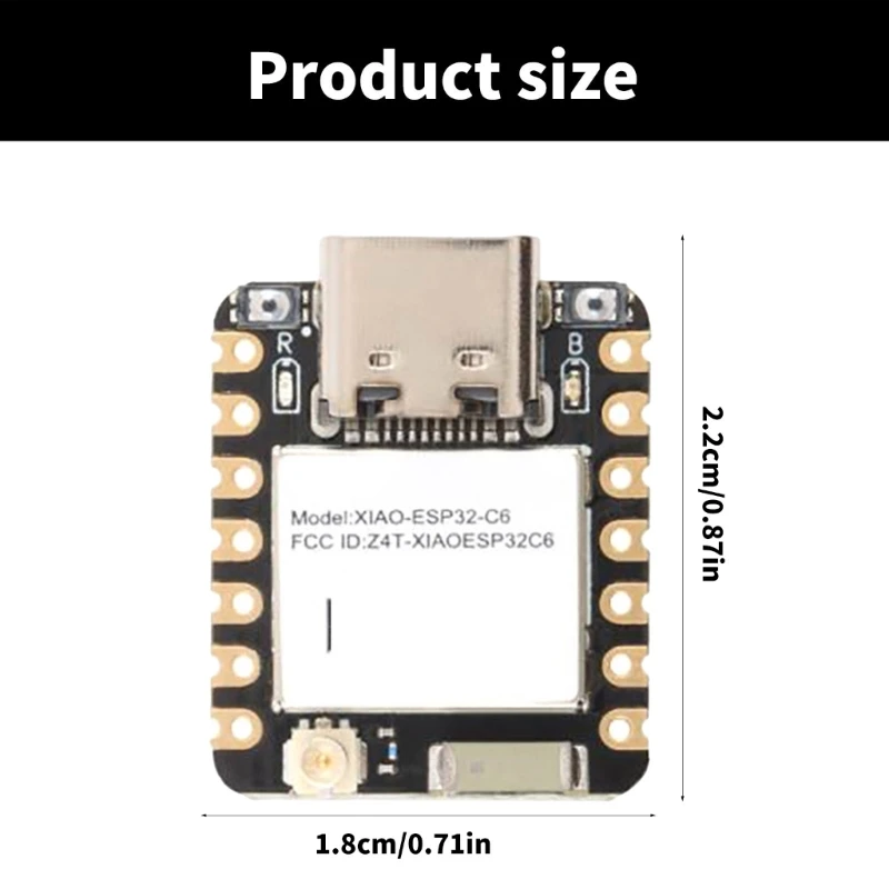 Home Integration ESP32C6 ontwikkelbord met hoge prestaties en flexibele interfaces