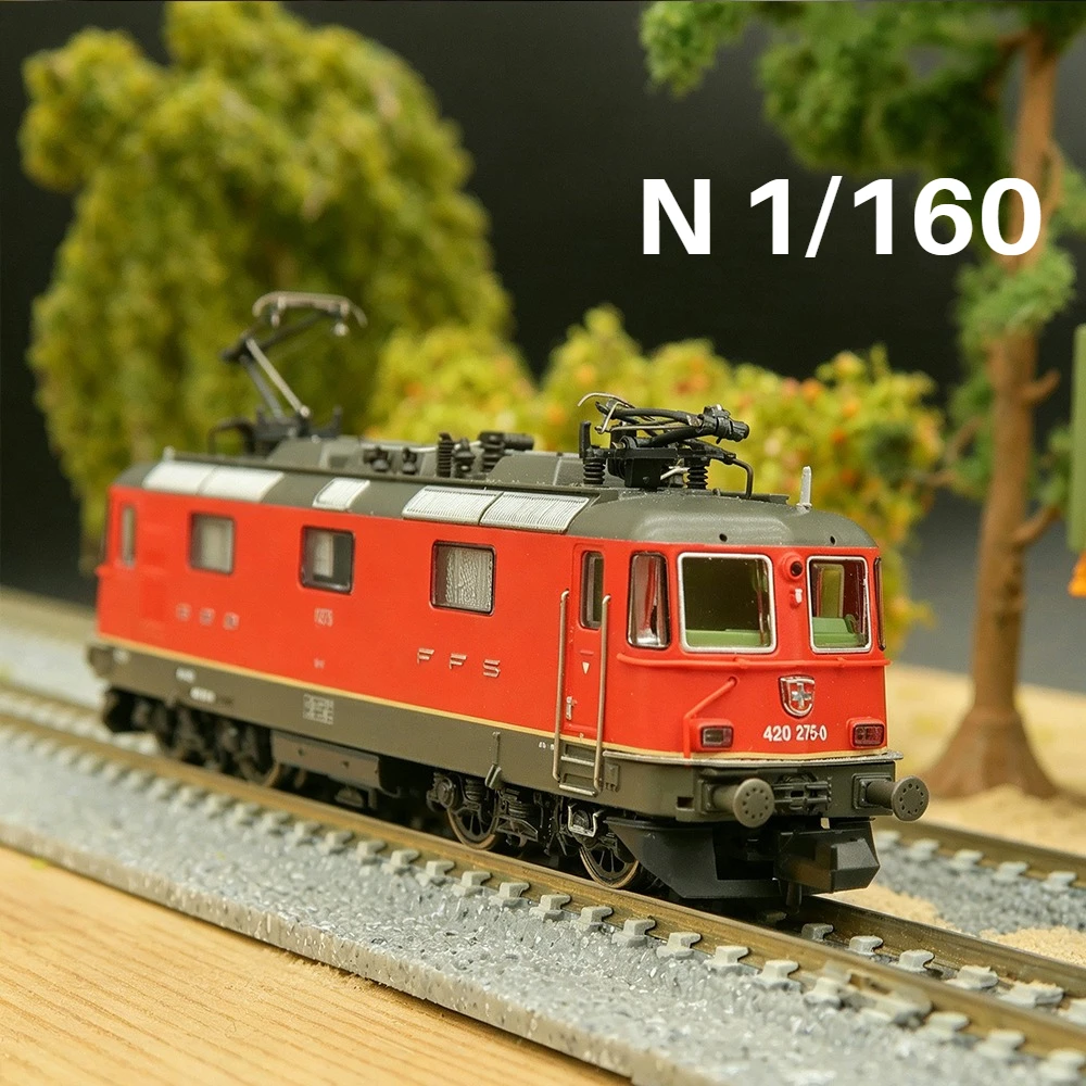 

N Type 1/160 Train Model RE420 Electric Locomotive 7560045/7570045 DC/digital Sound Effect Miniature Model Boy's Toy Gift