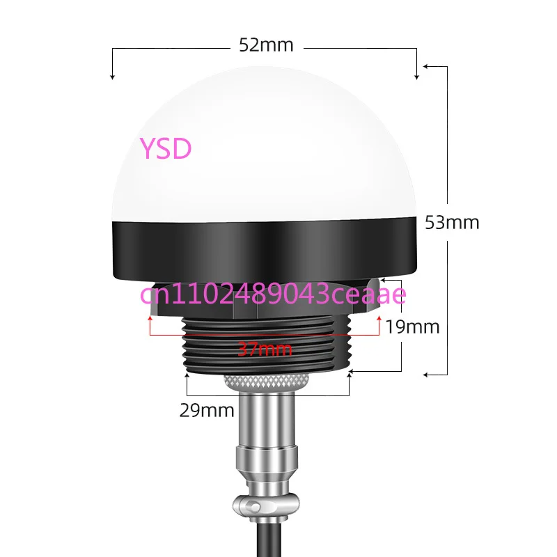 RS485 Modbus RTU 3-Color Signal Warning Light Compact Visual Alarm Lamp Programmable Status Indicator For Workshop Automation