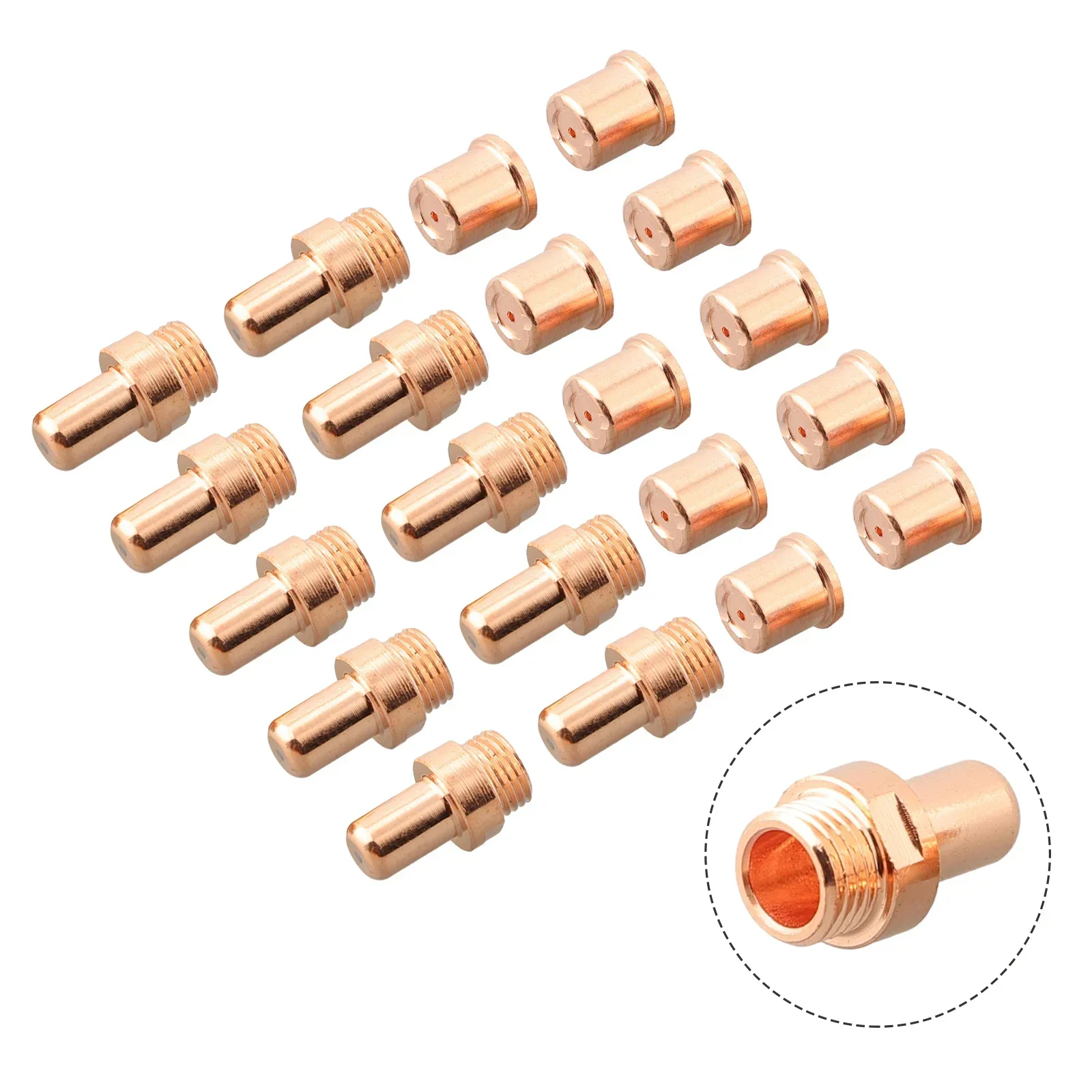 Plasma Cutting Torch Electrode and Nozzle Kit for For cebora CP70 Complete Set of 20 Parts for Optimal Performance