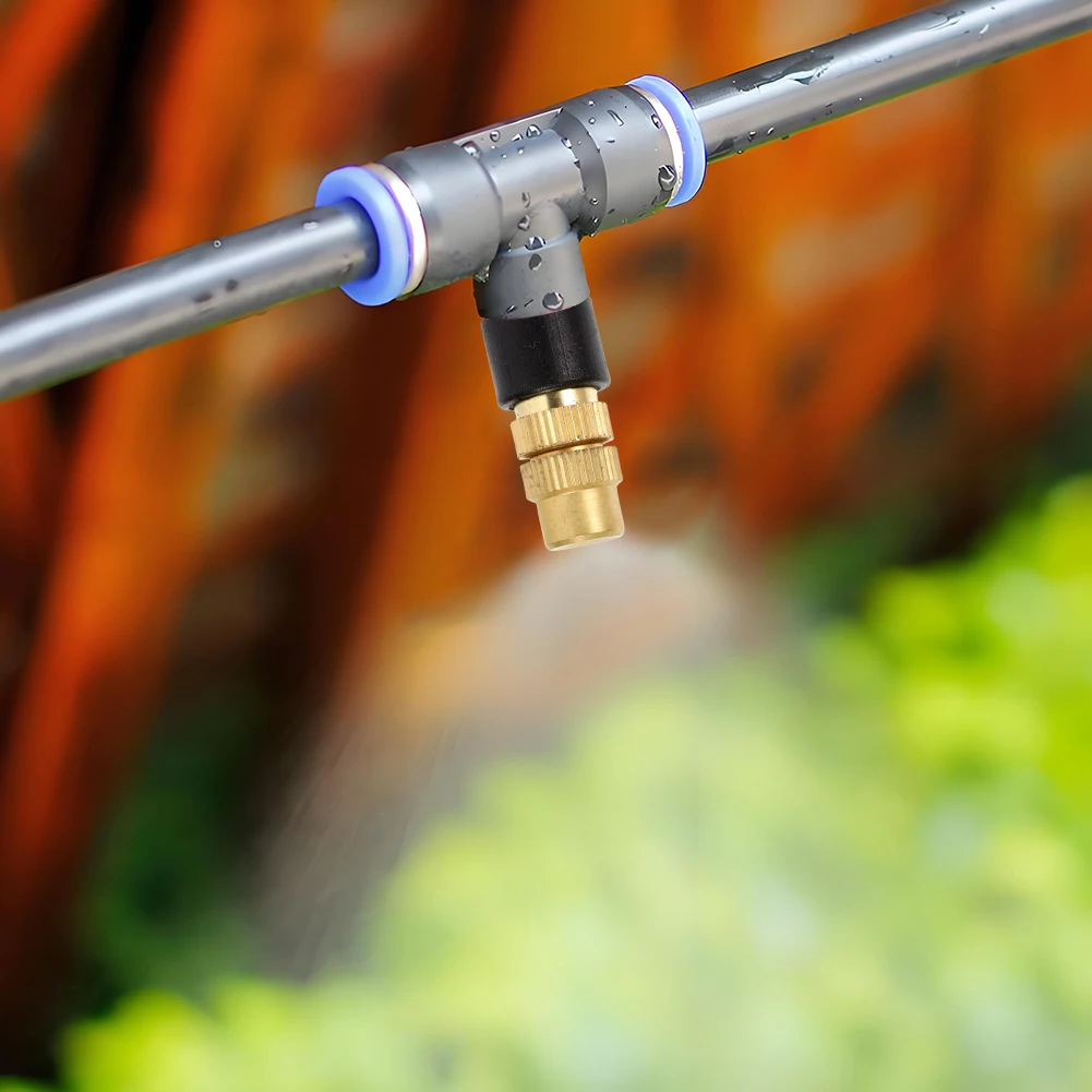 

50Pcs Misting Nozzles Adjustable Garden Hose Sprinkler Head Irrigation Drippers Atomizing Nozzle Garden Supplies