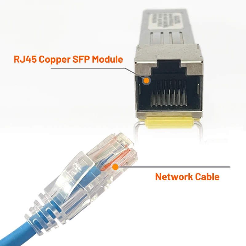 1GB sfp bis rj45 Kupfer optisches Modul 1000base-t 100m sfp Gigabit Transceiver Modul kompatibler Alcatel,Zyxel,TP-Link-Schalter