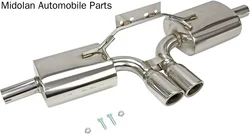 Stainless Steel Catback Exhaust Kits Pipe Muffler For Porsche 986 Box Ster Base&S 2.5L 2.7L & 3.2L