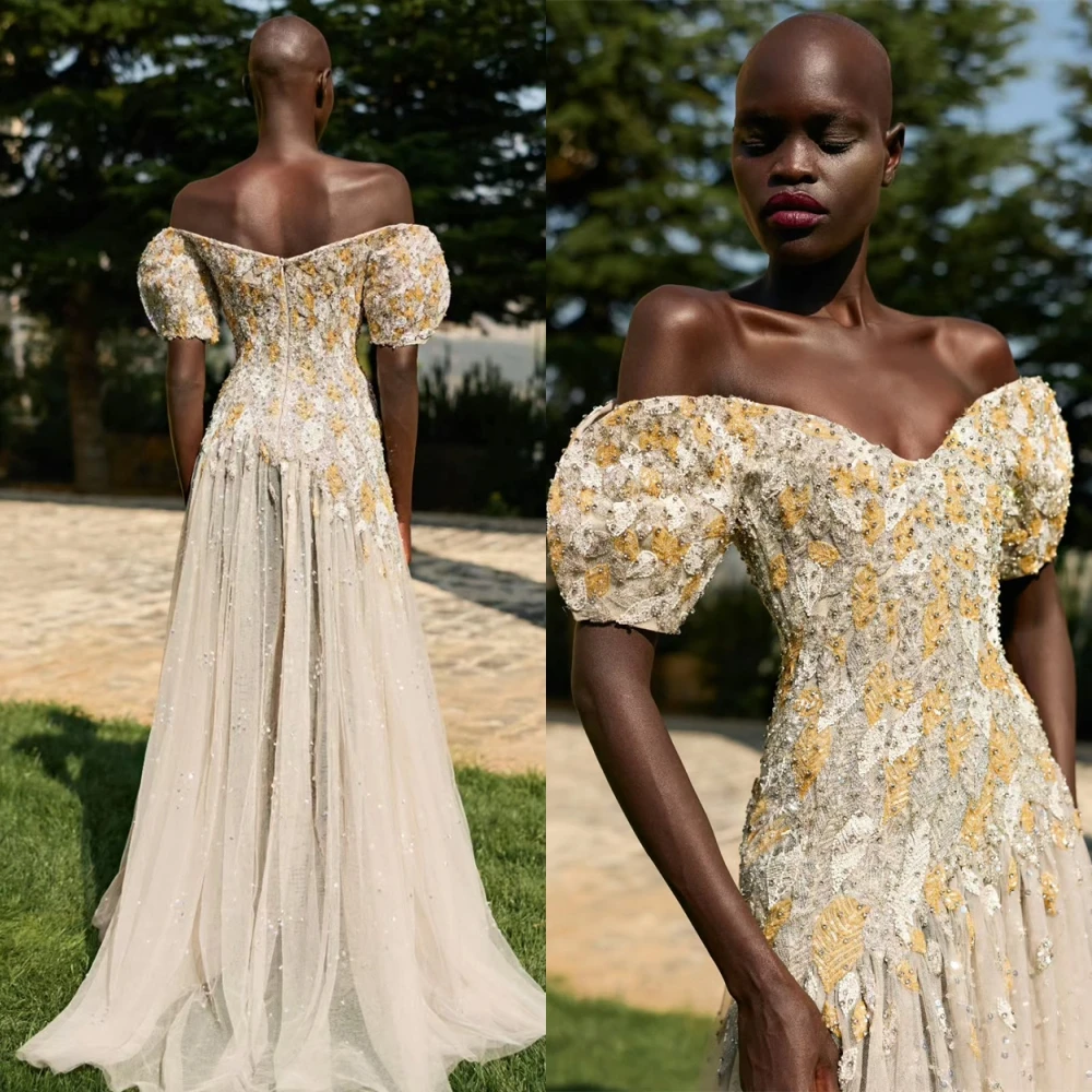 فستان سهرة عصري مخصص بدون حمالات من الأورجانزا، فساتين حفلة موسيقية رائعة مطرزة بالخرز، مزين بشكل رقيق، فساتين مناسبة خاصة