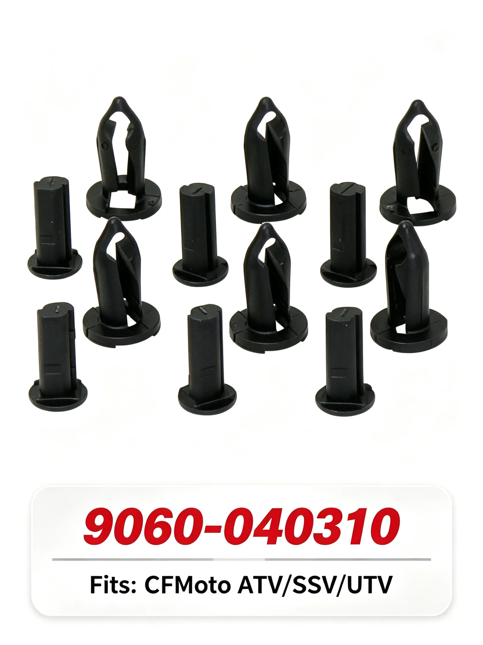 Druckniete für Abdeckung 9060-040310 für CFMoto450cc ATV SSV UTV CF1000 400 500 600 625 800 CForce ZForce UForce 600 625 520 400 800 – Detail 1