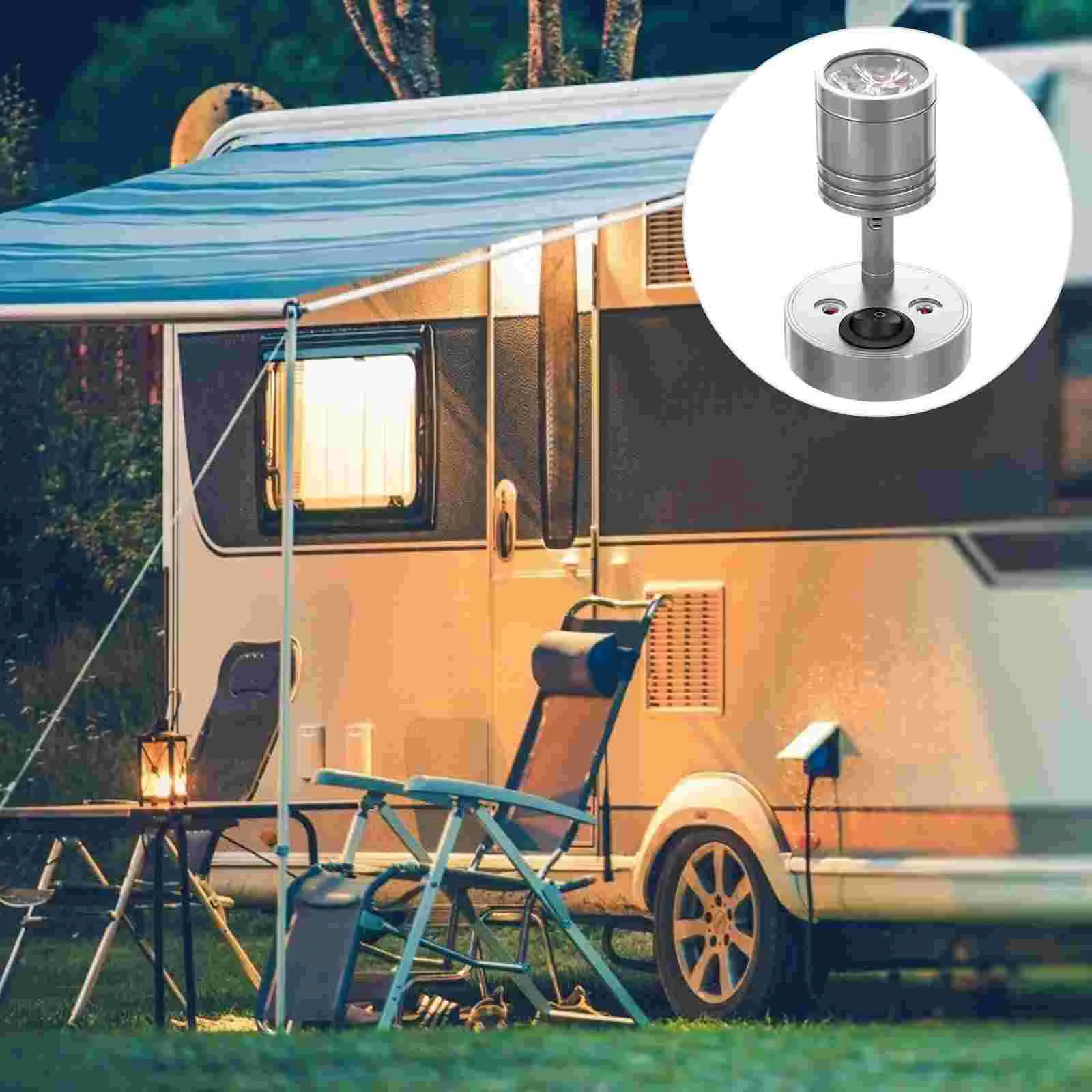 RV Reading Light Bedside Spotlight Caravan Boat Touring Yacht Handheld Desk Lamp