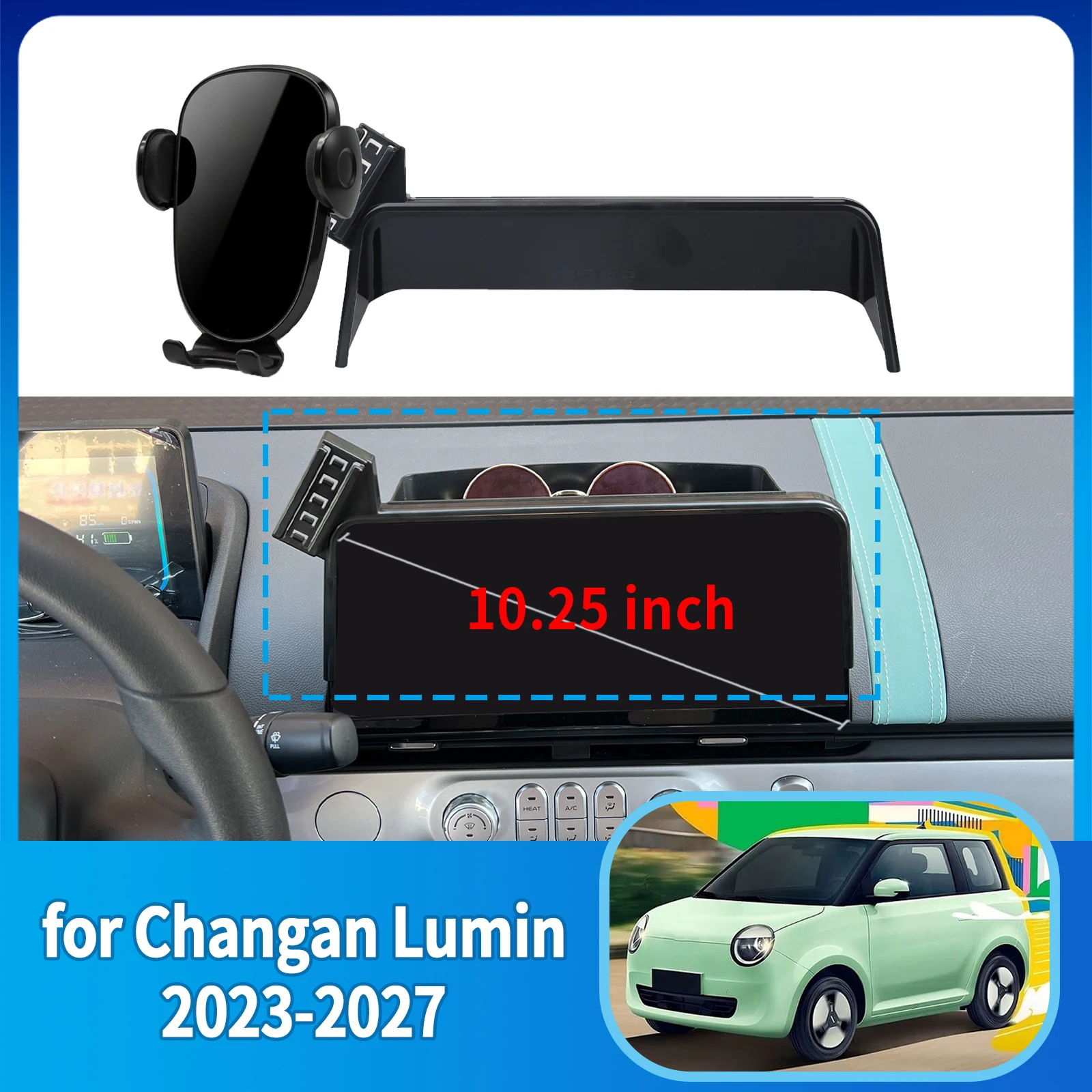 for Changan Lumin 10.25inch 2023 2024 2025 2026 2027 LHD Anti-Shake Dedicated Screen Base Car Phone Mount